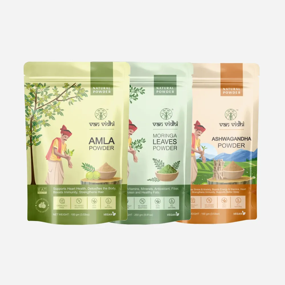 Combo 10 Amla + Ashwagandha + Moringa